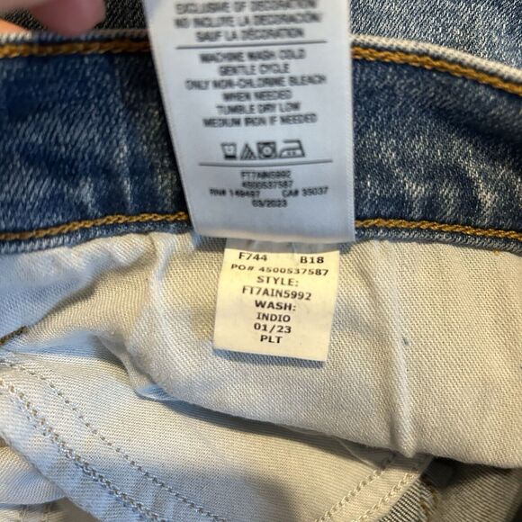 Favorite Daughter Jeans Valentina High Rise Mini Boot Cut Indio 34 Light Blue - Picture 12 of 15